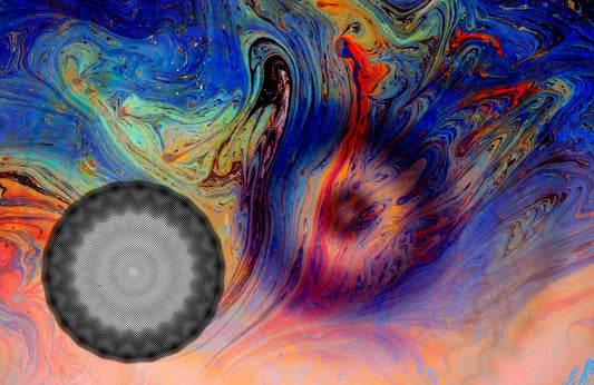 Regenbogen auf Bambus ChromaLuxe HD Metal Print